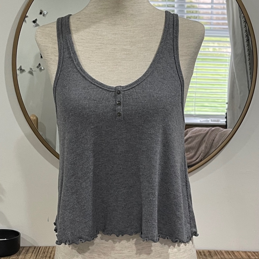 Hollister Gray Tank Top